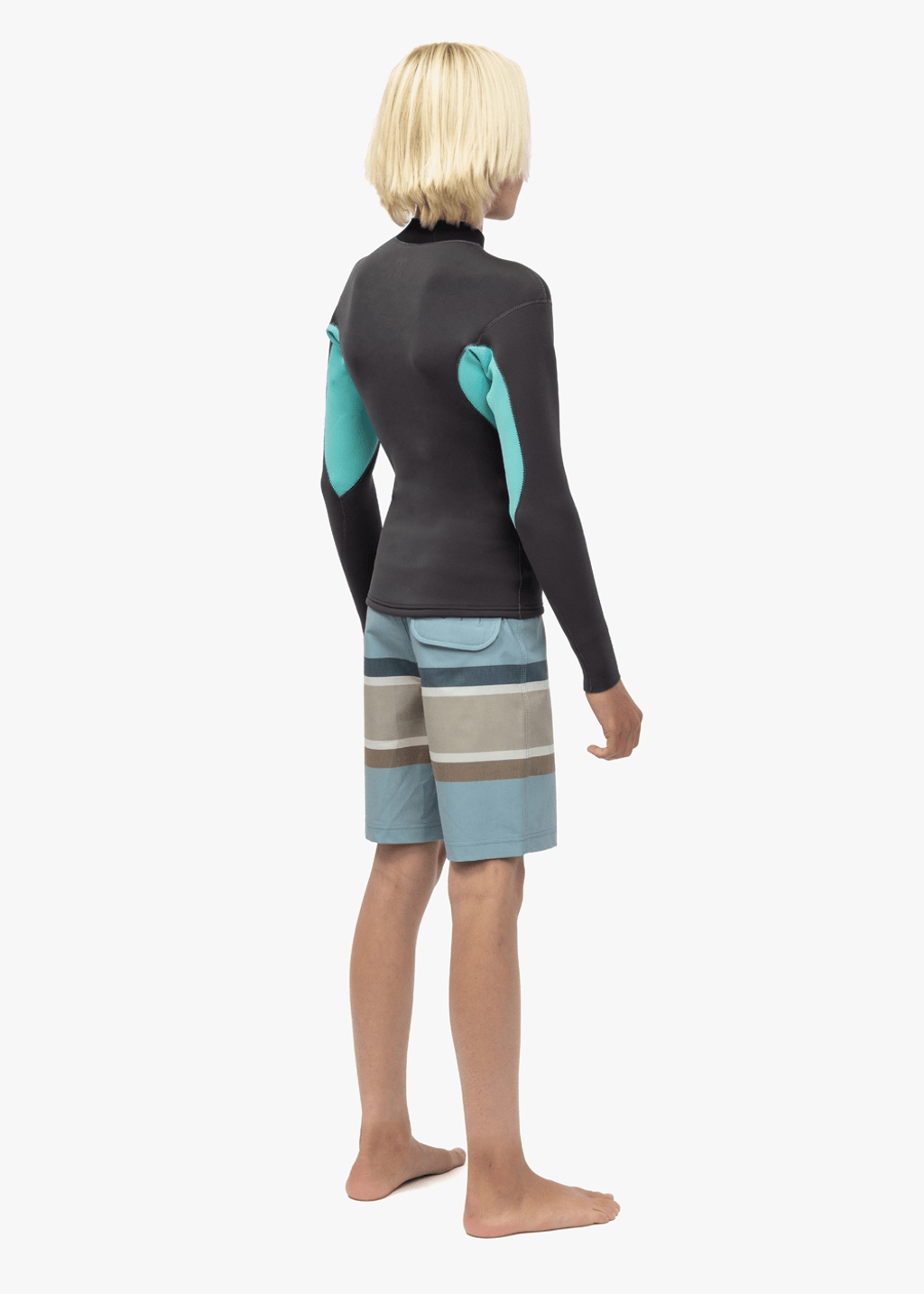 VISSLA SOLID SET BOYS 2MM LS JACKET