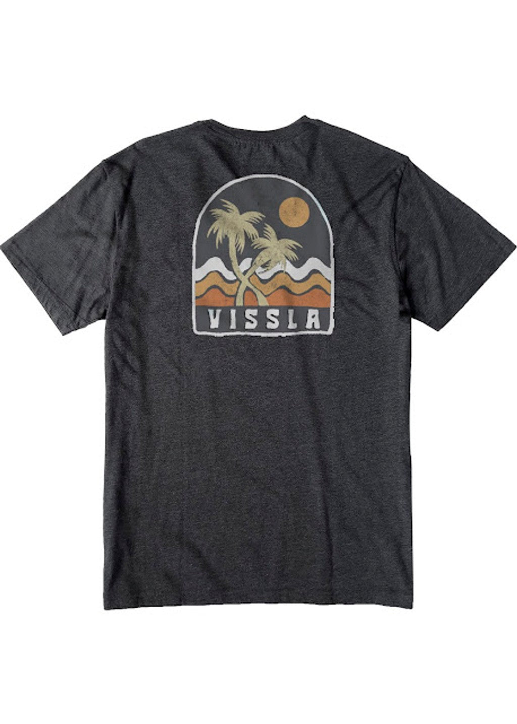 Vissla Twin Palms Heather Tee