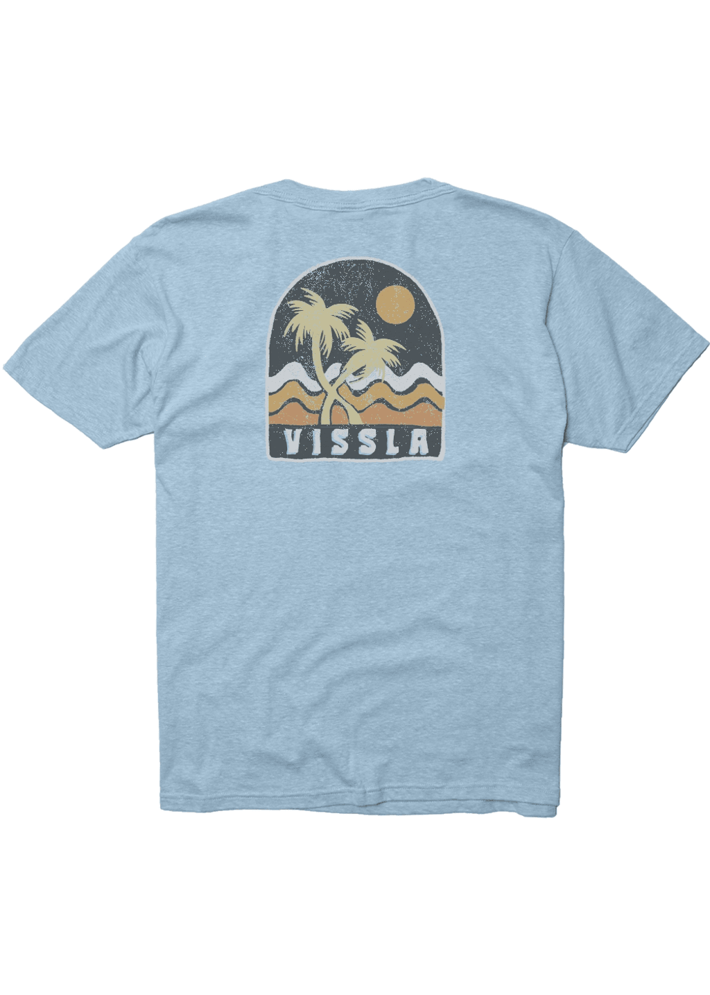 VISSLA TWIN PALMS BOY SNOW TEE IBH XL