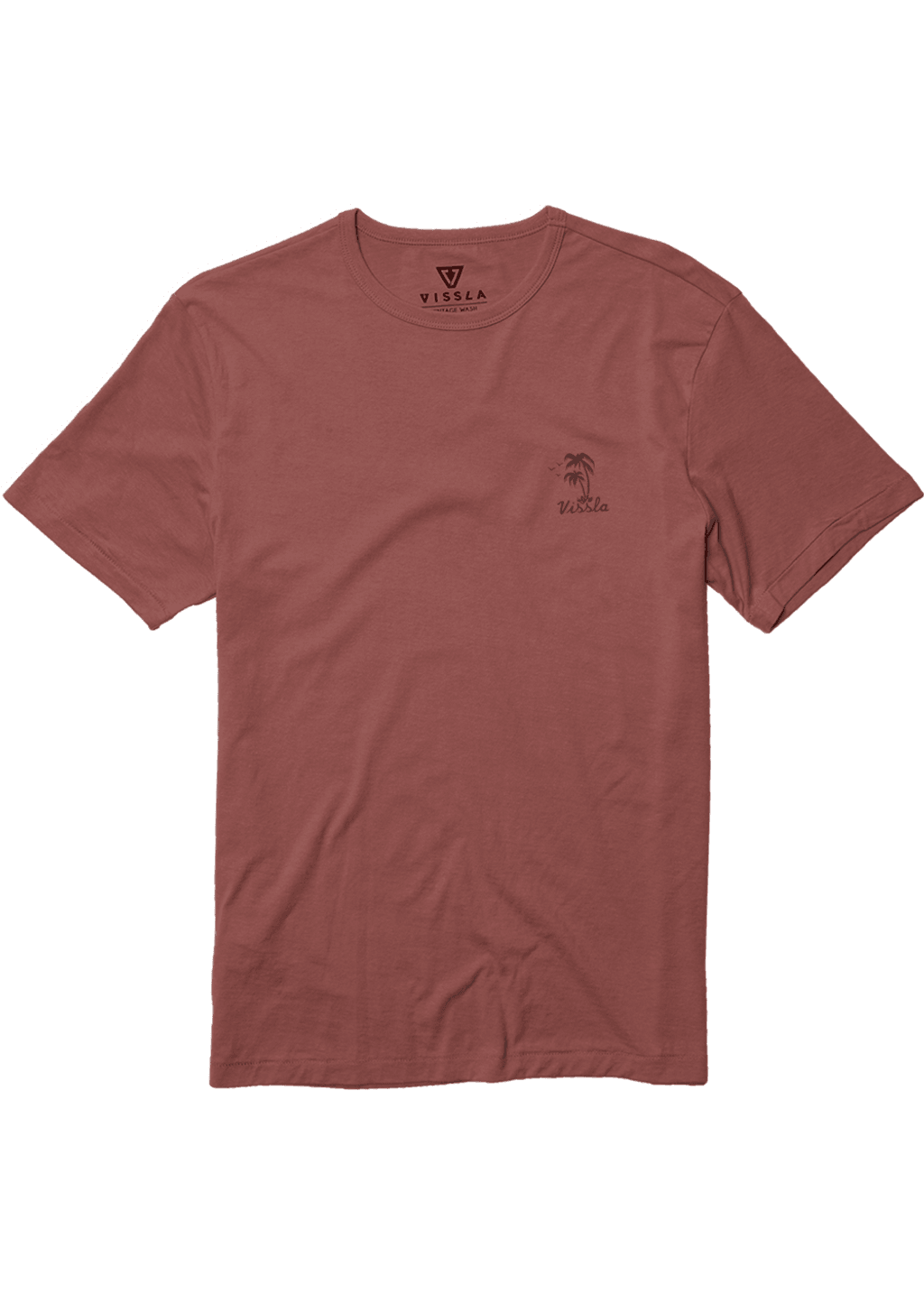 VISSLA OPEN WATERS ORGANIC TEE-RRD S