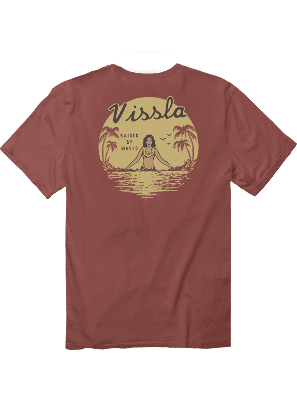 VISSLA OPEN WATERS ORGANIC TEE-RRD S