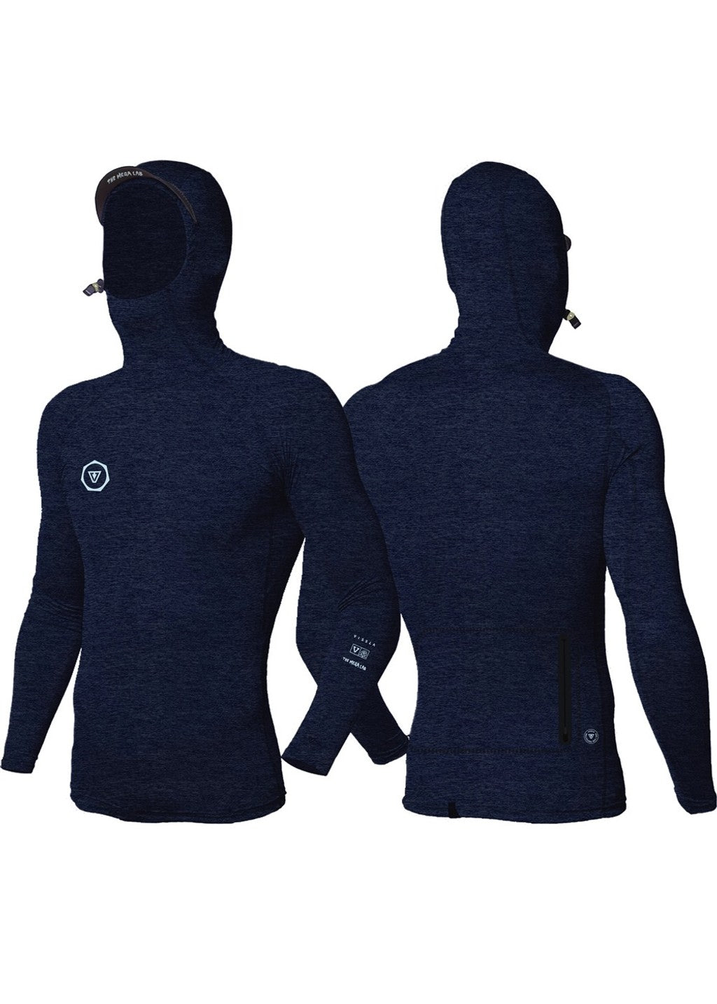 VISSLA MEGA LAB WARM SEAS ECO HOODED RASHGUARD