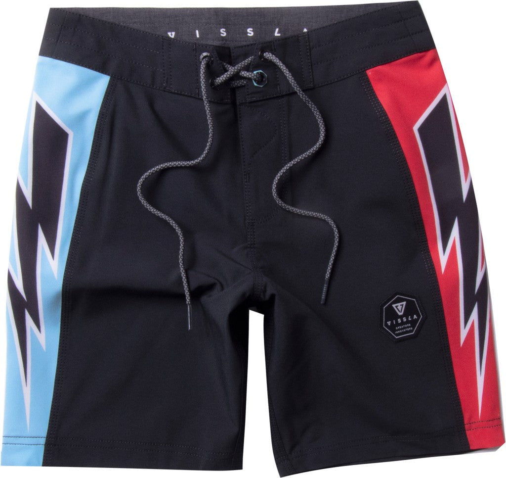 VISSLA TRIMLINE BOLT 7" BOYS BOARDSHORT PHA 26