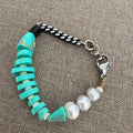 Santa Corona Pulsera Pez Turquesa Mas Perla
