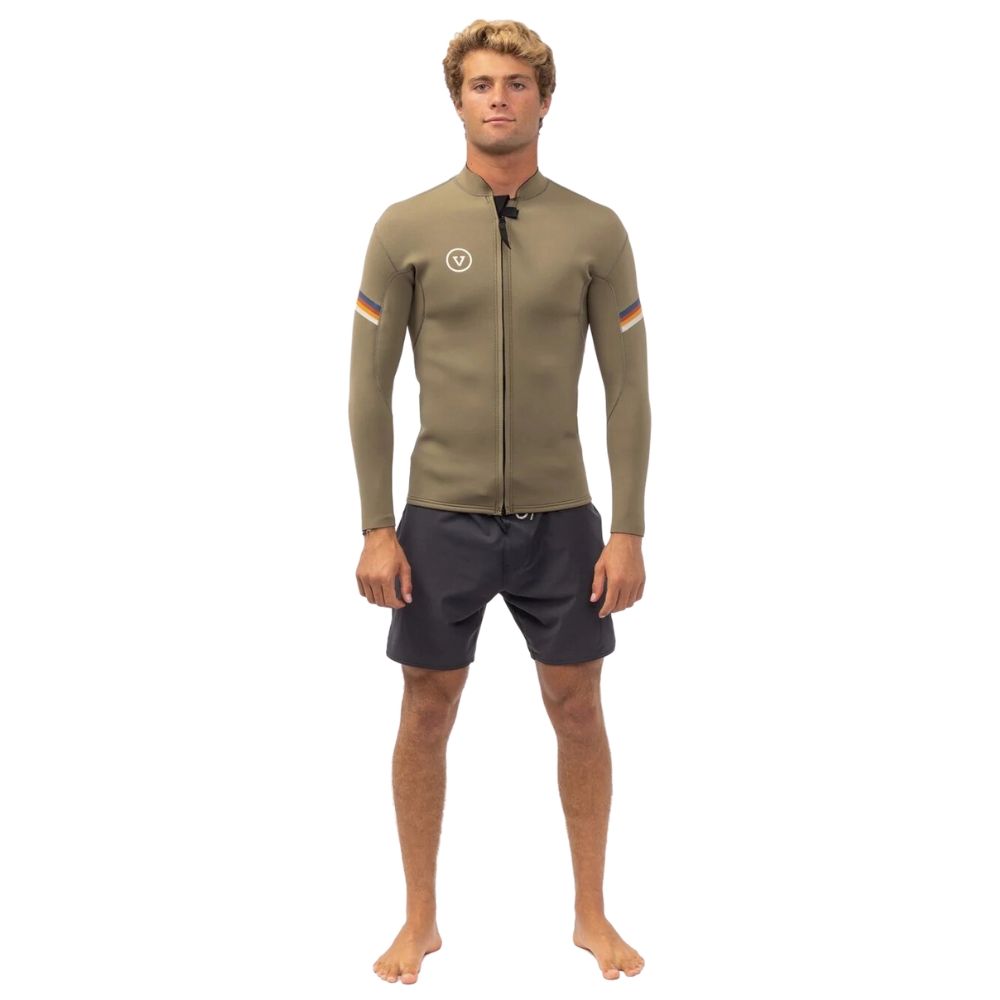 VISSLA RADITUDE 2MM FRONT ZIP JACKET