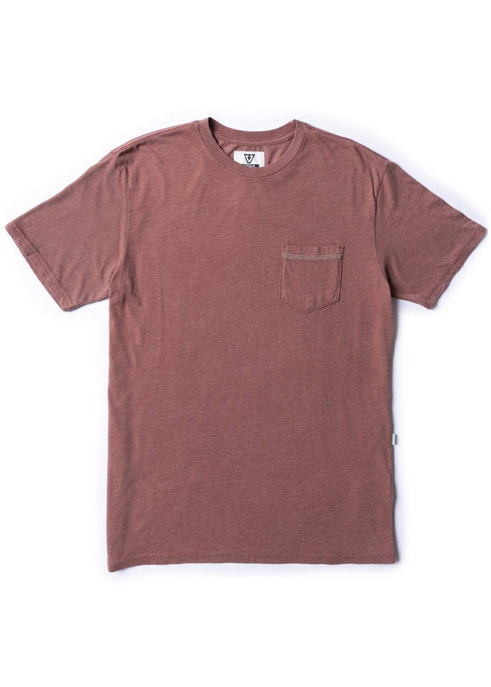VISSLA SOLID SETS SHORT SLEEVE POCKET TEE